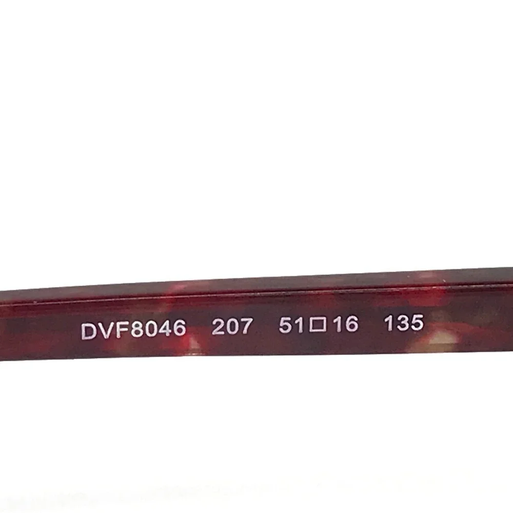Diane Von Furstenberg Eyeglasses Frames DVF8046 207 Bronze Burgundy 51-16-135
